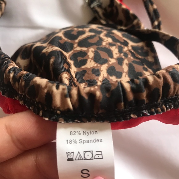 Cheetah print/leopard print bikini - Picture 2 of 4